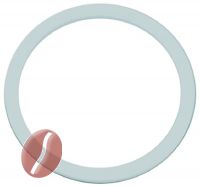FLACHDICHTUNG TEFLON ø 73x61x3 mm
