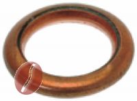 DICHTUNG AUS KUPFER ø 10x6,4x2 mm