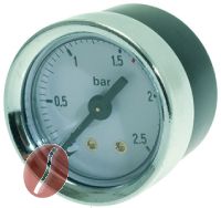 MANOMETER FÜR KESSEL ø 40 mm 0-2,5 bar
