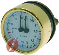 MANOMETER FÜR KESSEL-PUMPE ø 60 mm