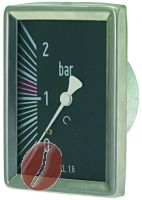 MANOMETER RECHTECKIG 0÷2 BAR