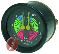 MANOMETER FÜR KESSEL - PUMPE ø 60 mm
