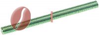 DISTANZSTÜCK M6x216 mm