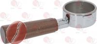 Siebträger Bodenlos für 50mm Gruppe Holzgriff