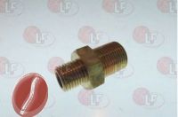 Verbinder Dampf/Heisswasserauslauf 3/8 auf 1/4 Zoll