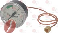 MANOMETER FÜR BOILER ø 60 mm 0÷3 bar