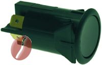 RUNDER DRUCKKNOPF ø 23 mm SCHWARZ