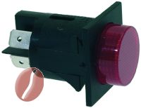 2-POLIG DRUCKKNOPF VIERECKIG