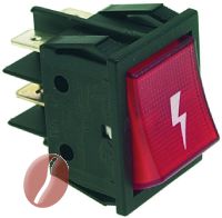 2-POLIG SCHALTER ROT 16A 250V
