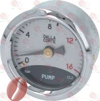 Dalla Corte PUMPENDRUCKMESSER ø 43 mm 0÷16 bar