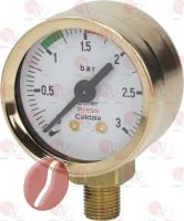 GOLDENES MANOMETER ø 42 mm