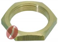 MUTTER AUS MESSING M20x1
