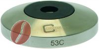 BASIS FÜR TAMPER M8 CONVEX INOX ø 53 mm