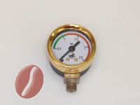 Original La Pavoni Manometer Messing