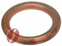 DICHTUNG AUS KUPFER ø 18,7x13,2x2,5 mm