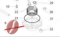 la Pavoni Haushalt Boilerunterteil