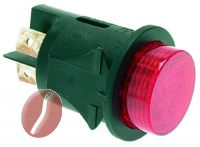 Vibiemme Druckschalter 2-POLIG 16A 250V ROT