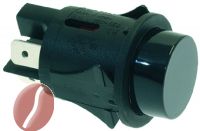 1-POLIG DRUCKKNOPF SCHWARZ 16A 250V