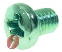 VITE CON TESTA A CROCE M4x6 UNI 7687